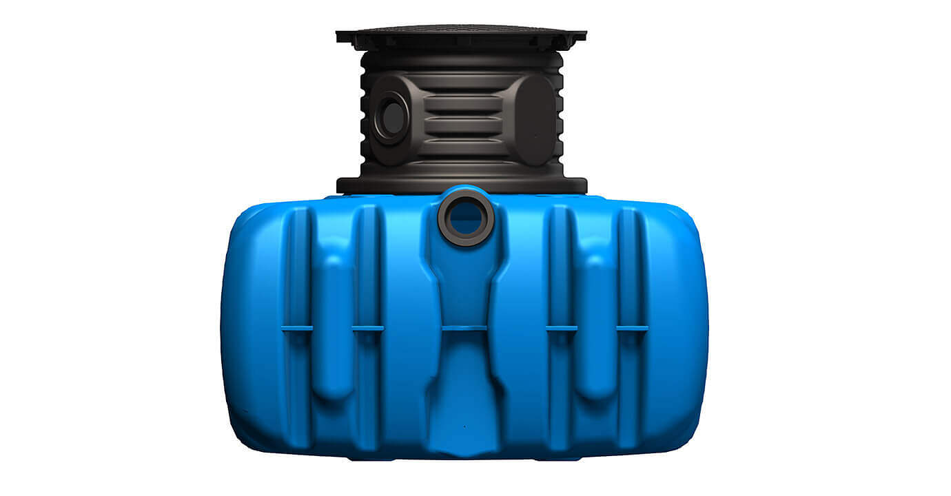 4Rain Flat Tanksystem Flat S 1500 - 6000 Liter inkl. Tankdomsystem