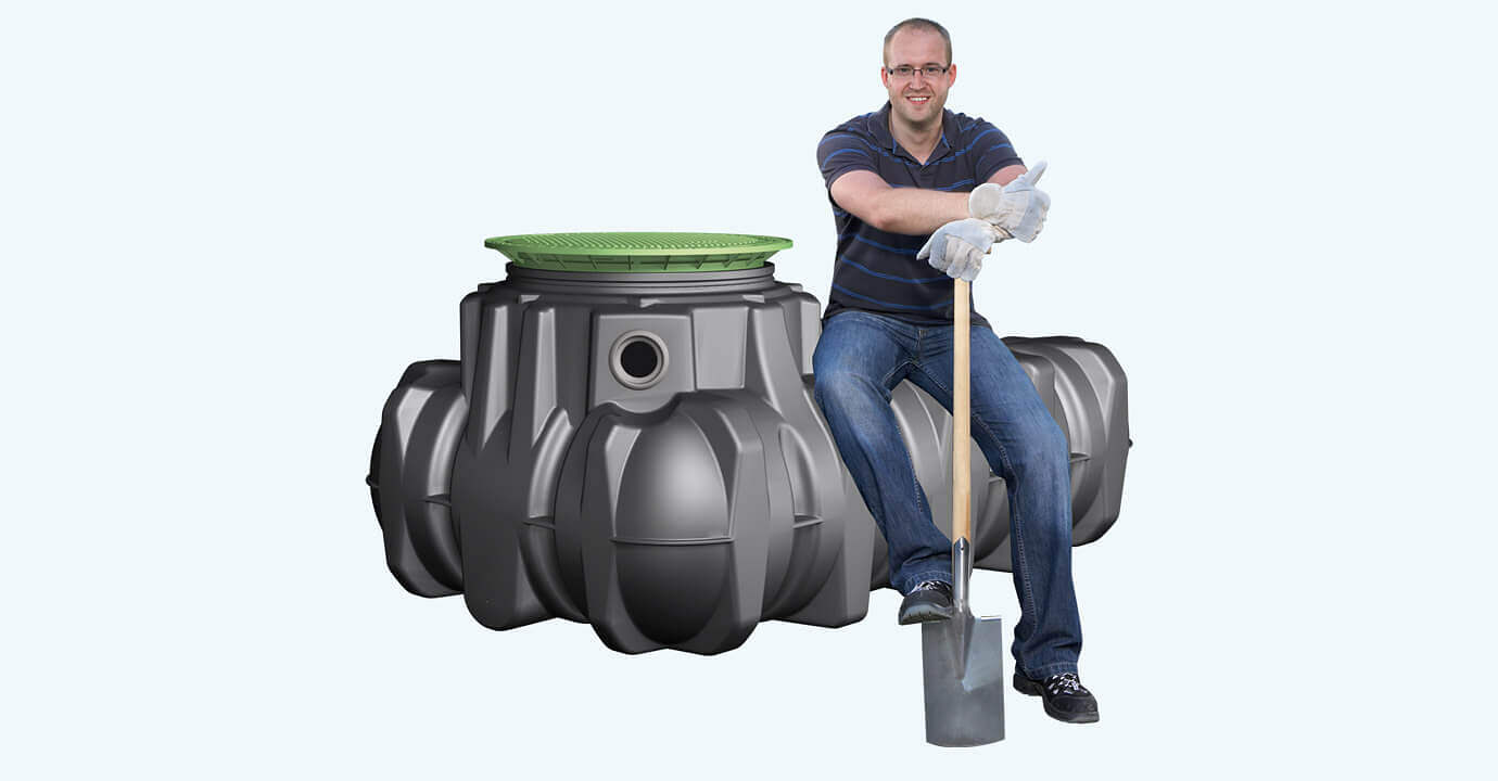 Graf Flachtank Platin Garten-Jet, begehbar – Bild 3